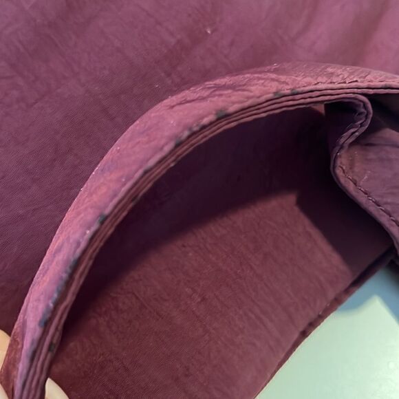 Stella & Dot Zip It Oxblood You Do You Detachable Strap Purse Crossbody - Picture 15 of 15